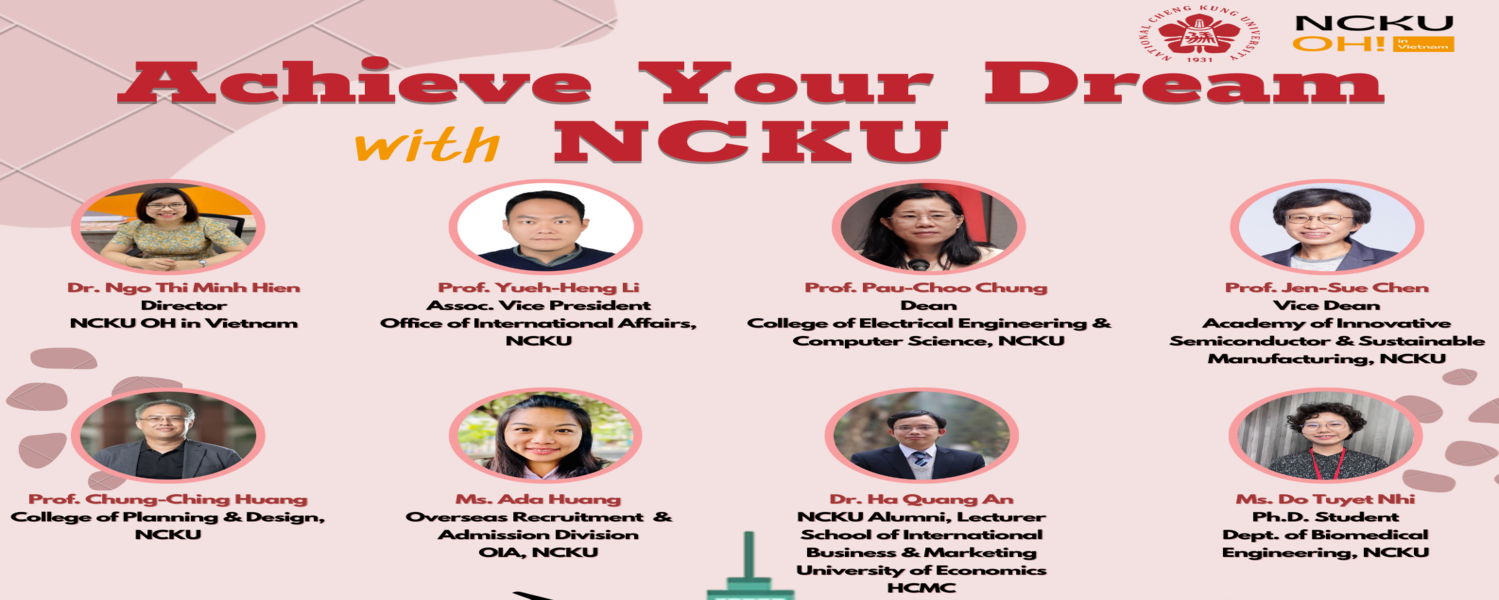 Webinar: Achieve your Dreams with NCKU