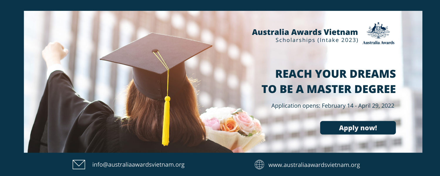 Australia Awards Scholarships - Master's 2023 Intake