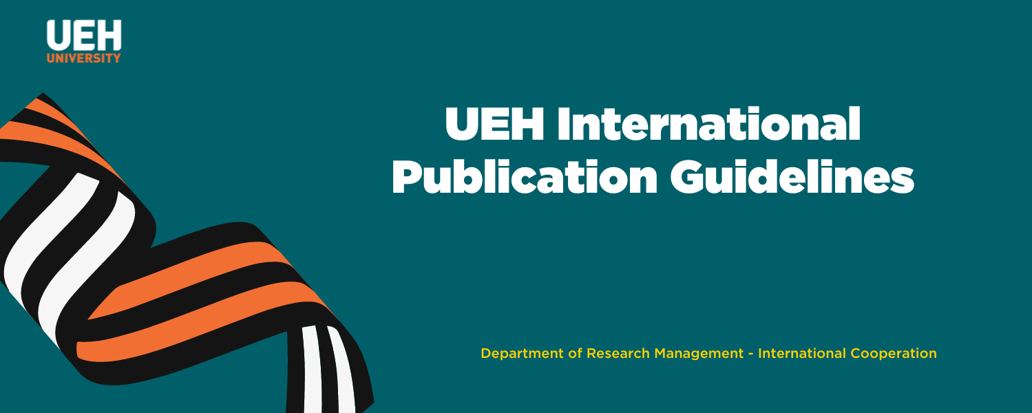 UEH International Publication Guidelines