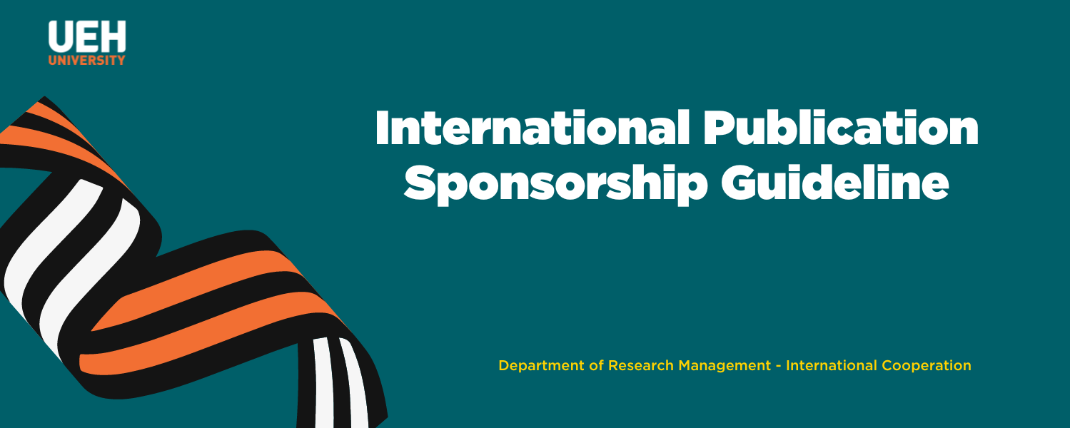 UEH International Publication Sponsorship Guideline
