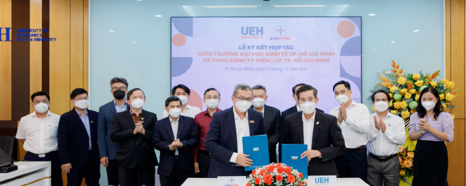 Signing Ceremony of Cooperation Agreement between UEH and Vietnam Electricity - Ho Chi Minh City Power Corporation (EVNHCMC)