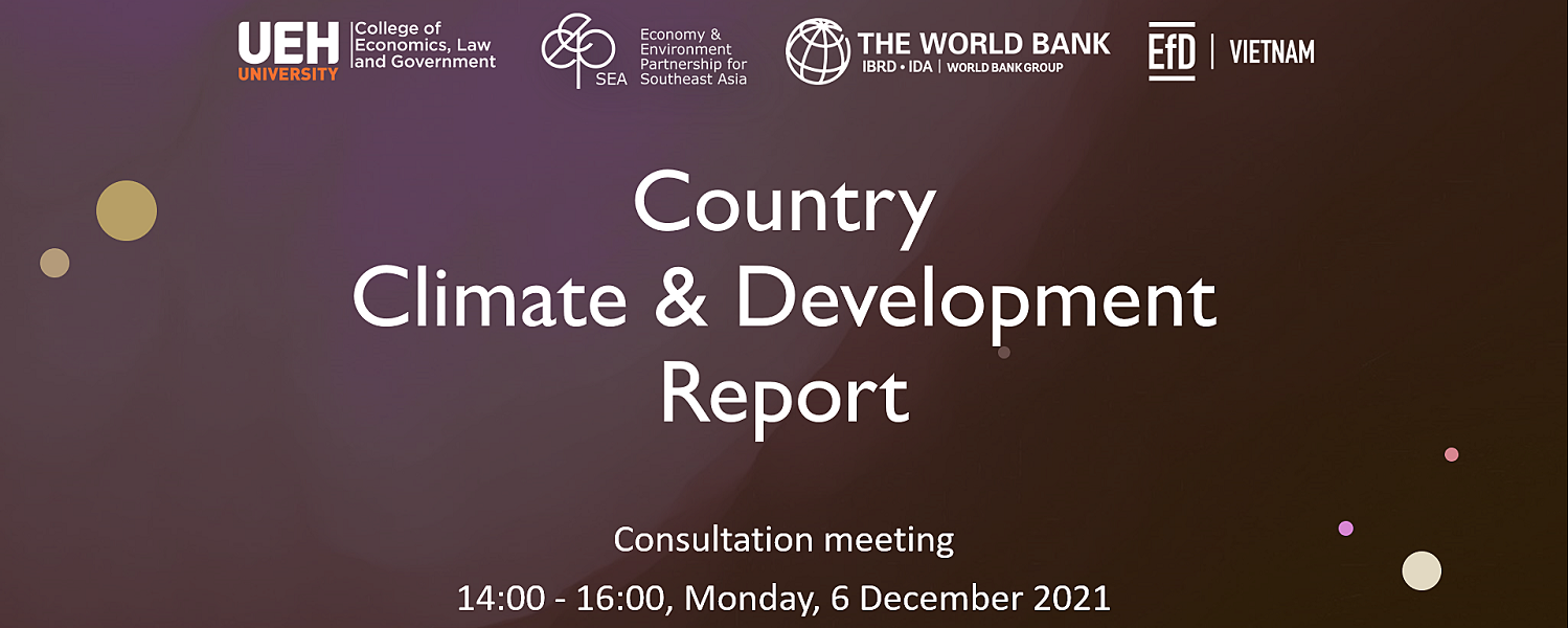 Consultation meeting on Vietnam Country Climate & Development Report
