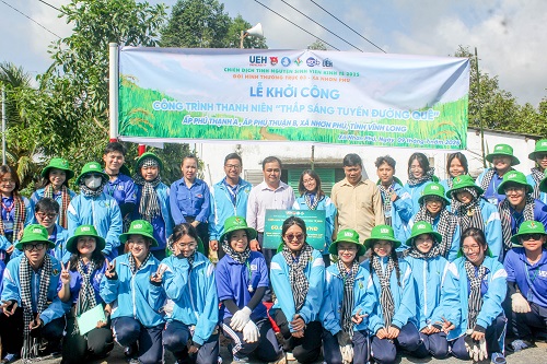 UEH Student Volunteering Campaign 2025: Simultaneous Launch of Community Projects in Response to the Peak Day of Action “Volunteering Together for New Rural Development”.