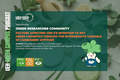 [Research Contribution] Factors Affecting Gen Z's Intention To Buy Green Cosmetics Through The Intermediate Variable Of Consumers' Attitude
