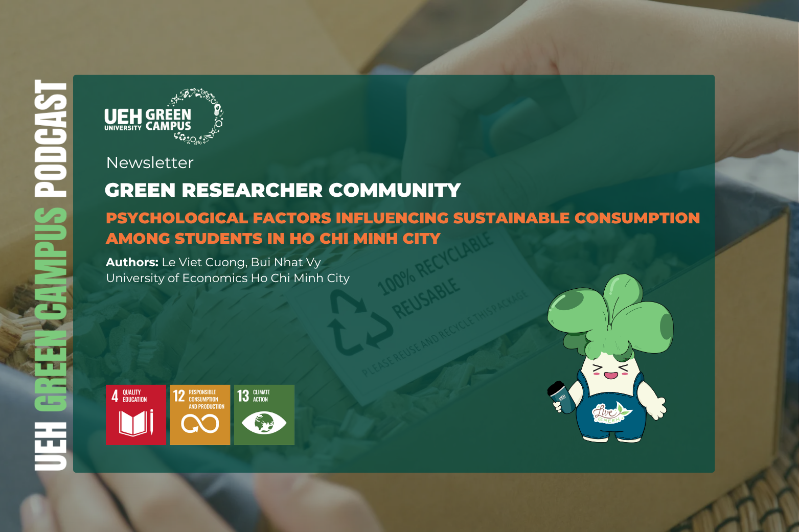 [Research Contribution] Psychological Factors Influencing Sustainable Consumption Among Students in Ho Chi Minh City
