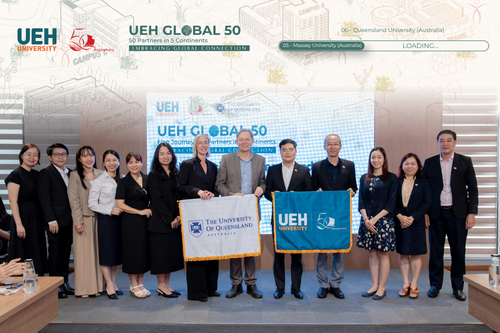 [UEH 50 Global Partners] School of Accounting, UEH College of Business strengthens international education collaboration with The University of Queensland (Australia)