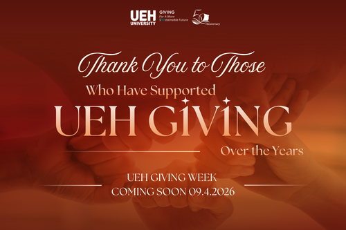 [Giving Story] Thank You to Those Who Have Supported UEH Giving Over the Years