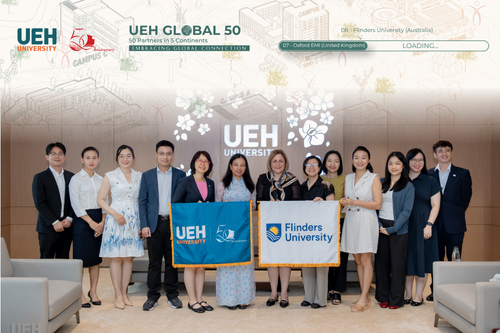 [UEH 50 Global Partners] School of Government – UEH College of Economics, Law and Government strengthens strategic partnership with Flinders University (Australia)