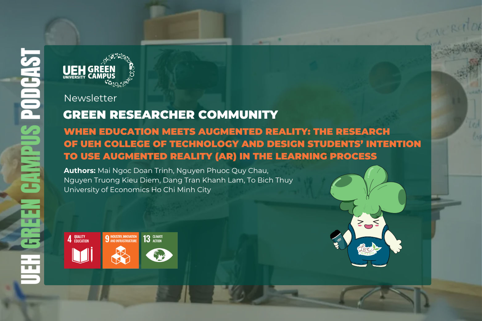 [Research Contribution] When education meets augmented reality: the research of UEH college of technology and design students’ intention to use augmented reality (AR) in the learning process
