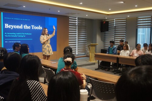 Nhìn lại buổi Hội thảo với chủ đề  “AI Applications in Accounting & Auditing”  năm 2026 do Khoa Kế toán phối hợp với ISCA tổ chức
