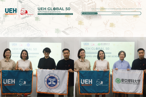 [UEH 50 Global Partners] A New Connection Between the Institute of Smart City and Management, Tokyo University of Science (Japan), and Yuan Ze University (Taiwan)