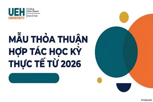 Mẫu Thỏa thuận hợp tác Học kỳ thực tế từ 2026 (Đã điều chỉnh Phụ lục 1)