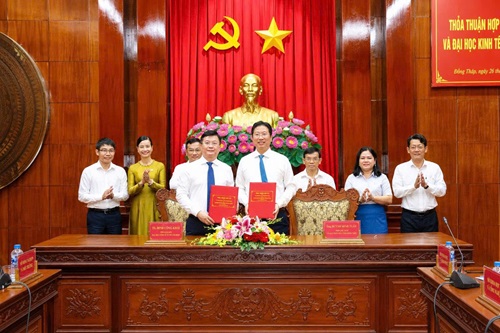 UEH and the Dong Thap Provincial People's Committee Sign 2026-2030 Cooperation Agreement to Strengthen Human Resource Development, Science and Technology, and Innovation