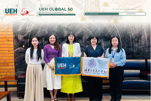 [UEH 50 Global Partners] UEH College of Technology and Design Strengthens Strategic Cooperation with the Academy of Arts & Design, Tsinghua University (China)