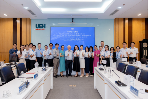 UEH welcomes the university of Medicine and Pharmacy Ho Chi Minh City for an exchange on student support models and policies to attract international doctoral candidates 
