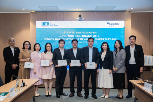 MOU Re-signing between UEH College of Business and Baker Tilly A&C: Continuing Partnership in Training and Talent Development in Accounting – Auditing

