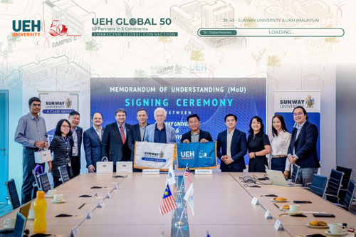 [UEH 50 Global Partners] UEH and Sunway University (Malaysia) Renew Strategic Partnership: Co-Creating a Global Education Ecosystem for International Student Experiences