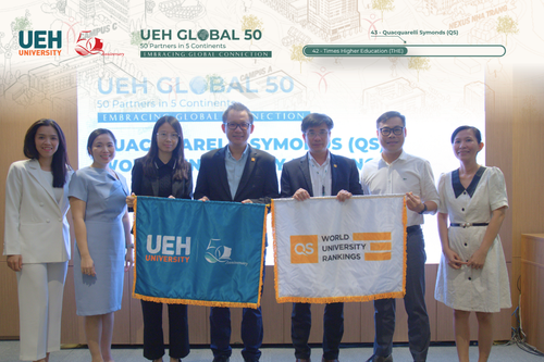 [UEH 50 Global Partners] UEH Works with Quacquarelli Symonds (QS) to Promote Cooperation and Explore the Latest Trends in Global University Rankings