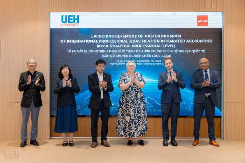 UEH launchesMaster Program of International Qualification Integrated Accounting (ACCA Strategic Professional Level, marking a new milestone in strategic cooperation with ACCA 