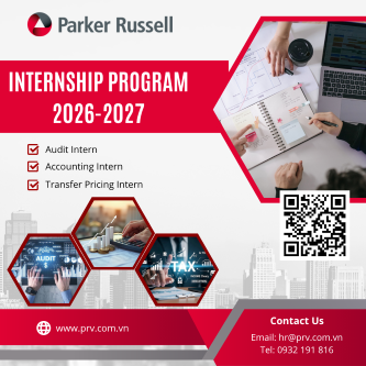 Parker Russell Vietnam tuyển dụng thực tập sinh