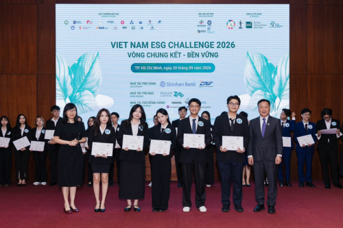 UEH College of Business Representative Team Wins Second Prize at the Southern Regional Final of the Vietnam ESG Challenge 2026