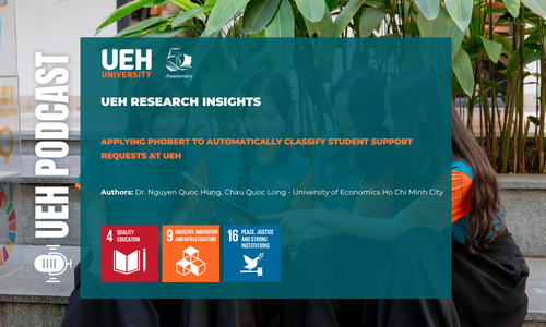 [Research Contribution] Applying PhoBERT to Automatically Classify Student Support Requests at UEH