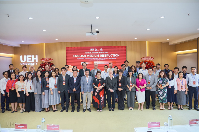 [UEH 50] National Forum on English-Medium Instruction (EMI) 2026: Advancing the Internationalization Strategy of Vietnamese Higher Education