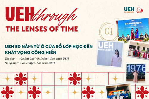 [UEH Through the Lenses of Time #01] UEH 50 Years: From the Classroom Window to the Aspiration to Contribute